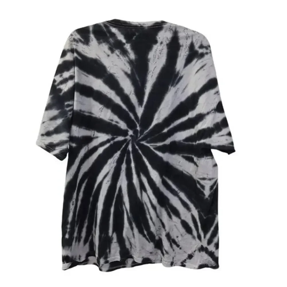 Guns N Roses Vintage Style Tie Dye Appetite for Destruction TShirt L Black White - Picture 14 of 14